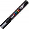 CANETA UNI POSCA PRATA CIS - REF. PC-5M 5D - CAIXA COM 6 UNIDADES
