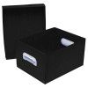 CAIXA ORGANIZADORA P 335X255X180MM PRETO POLIBRAS - REF. 22104 - 1 UNIDADE