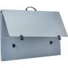 MALETA A3 COM ALCA POLIONDA CINZA POLIBRAS - REF. 186705 - 1 UNIDADE