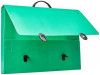 MALETA A3 COM ALCA POLIONDA VERDE POLIBRAS - REF. 186708 - 1 UNIDADE