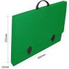MALETA A3 COM ALCA POLIONDA VERDE POLIBRAS - REF. 186708 - 1 UNIDADE