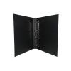FICHARIO UNIVERSITARIO 4 ARGOLAS PRETO COM CRISTAL 7059 - REF. 7059 - 1 UNIDADE