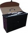 MALETA ARQUIVO FUME COM 10 PASTAS SUSPENSAS BRANCAS 0317 DELLO - REF. 0317.I PRETO - 1 UNIDADE