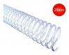 ESPIRAL 25 MM TRANSPARENTE 160 FOLHAS - CAIXA COM 48 UNIDADES