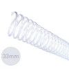 ESPIRAL 33 MM TRANSPARENTE 250 FOLHAS - CAIXA COM 27 UNIDADES