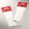 ETIQUETA 19MM BOLA BRANCO COM 150 GRESPAN - 1 UNIDADE