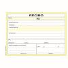 BLOCO RECIBO COMERCIAL 50 FOLHAS SAO DOMINGOS - REF. 6344 - PACOTE COM 20 UNIDADES