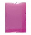 PASTA ABA ELASTICO PLASTICA MINI SOFT ROSA DAC - REF. 500RS - CAIXA COM 10 UNIDADES
