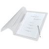 PASTA COM GRAMPO TRILHO PLASTICA TRANSPARENTE DAC - REF. 606TR - CAIXA COM 10 UNIDADES