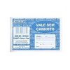 BLOCO VALE SEM CANHOTO 100 FOLHAS SAO DOMINGOS - REF. 6864 - PACOTE COM 20 UNIDADES