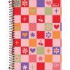 CADERNO ESPIRAL CAPA DURA 1/4 200 FOLHAS D+ TILIBRA - REF. 14052 - PACOTE COM 4 UNIDADES