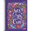 CADERNO ESPIRAL CAPA DURA 1/4 200 FOLHAS D+ TILIBRA - REF. 14052 - PACOTE COM 4 UNIDADES
