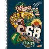 CADERNO 1 MATERIA CAPA DURA 96 FOLHAS MAIS MASCULINO - REF. 12795 - PACOTE COM 4 UNIDADES