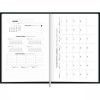 AGENDA COSTURADA NAPOLI PRETO M5 TILIBRA 2025 - REF. 130087 - PACOTE COM 4 UNIDADES