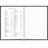 AGENDA COSTURADA PRATIKA PRETO M6 TILIBRA 2025 - REF. 126144 - PACOTE COM 5 UNIDADES