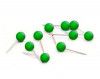 ALFINETE MAPA N. 1 COM 50 UNIDADES VERDE CLARO ACC - 1 UNIDADE
