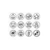 CARIMBO STAMP DIVERSAO CIS - REF. 5593 - CAIXA COM 24 UNIDADES
