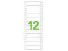 ETIQUETA 1 CARREIRA 89X23,4MM COM 6000 - REF. 3002 - 1 UNIDADE