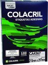 ETIQUETA LASER CA4367 100 FOLHAS COLACRIL - REF. CA4367 - 1 UNIDADE