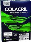 ETIQUETA LASER CA4363 100 FOLHAS COLACRIL - REF. CA4363 - 1 UNIDADE