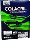 ETIQUETA LASER CA4360 100 FOLHAS COLACRIL - REF. CA4360 - 1 UNIDADE