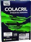 ETIQUETA LASER CA4370 100 FOLHAS COLACRIL - REF. CA4370 - 1 UNIDADE