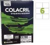 ETIQUETA LASER CC184 100 FOLHAS COLACRIL - REF. CC184 - 1 UNIDADE
