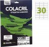 ETIQUETA LASER CC280 25 FOLHAS COLACRIL - REF. CC280 - 1 UNIDADE