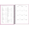 AGENDA ESPIRAL SPOT FEMININO M9 TILIBRA 2026 - REF. 178870 - PACOTE COM 4 UNIDADE SORTIDAS