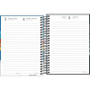 AGENDA ESPIRAL PEPPER M4 MASCULINO TILIBRA 2026 - REF. 179035 - PACOTE COM 4 UNIDADES SORTIDAS