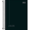 AGENDA ESPIRAL M4 PEPPER PRETO TILIBRA 2026 - REF. 179698 - PACOTE COM 4 UNIDADES