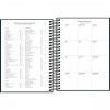 AGENDA ESPIRAL M4 PEPPER PRETO TILIBRA 2025 - REF. 179698 - PACOTE COM 4 UNIDADES