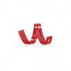 FECHO PRATICO 4X11CM VERMELHO  - REF. 402 - PACOTE COM 100 UNIDADES
