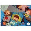 CADERNO ESPIRAL CAPA DURA 40 FOLHAS MEIA PAUTA SAPECA MASCULINO - REF. 14499 - CAIXA COM 4 UNIDADES