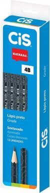 LAPIS PRETO 4B NATARAJ CIS - REF. 6585 - CAIXA COM 12 UNIDADES