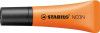 PINCEL MARCA TEXTO STABILO NEON LARANJA - REF. 72/54 - CAIXA COM 10 UNIDADES