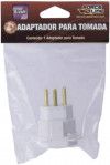 ADAPTADOR TOMADA PINO TRIPOLAR - REF. 4313 - 1 UNIDADE