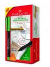 PINCEL PERMANENTE CD DVD 1.0 VERDE FABER-CASTELL - REF. CDRETRO/VD - CAIXA COM 12 UNIDADES