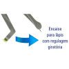 COMPASSO ESCOLAR PLASTICO PARA LAPIS BRW - REF. CP1001 - CAIXA COM 12 UNIDADES