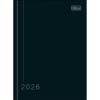 AGENDA COSTURADA PEPPER M4 PRETO TILIBRA 2026 - REF. 179701 - PACOTE COM 6 UNIDADES
