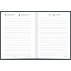 AGENDA COSTURADA PEPPER M4 PRETO TILIBRA 2026 - REF. 179701 - PACOTE COM 6 UNIDADES
