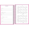 AGENDA ESPIRAL M4 PEPPER ROSA TILIBRA 2026 - REF. 291099 - PACOTE COM 4 UNIDADES
