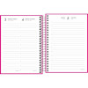 AGENDA ESPIRAL M4 PEPPER ROSA TILIBRA 2026 - REF. 291099 - PACOTE COM 4 UNIDADES
