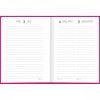 AGENDA COSTURADA PEPPER ROSA - REF. 29108 - 1 UNIDADE