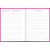 AGENDA COSTURADA M4 PEPPER ROSA TILIBRA 2026 - REF. 29108 - PACOTE COM 6 UNIDADES