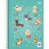 CADERNO 1 MATERIA CAPA DURA 80 FOLHAS PEPPER FEMININO 17991 - REF. 17991 - PACOTE COM 4 UNIDADES