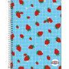 CADERNO 20 MATERIAS CAPA DURA 320 FOLHA PEPPER FEMININO 23658 - REF. 23658 - PACOTE COM 2 UNIDADES
