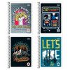 CADERNO 1 MATERIA CAPA FLEXIVEL 80 FOLHAS PEPPER - REF. 23602 - PACOTE COM 4 UNIDADES