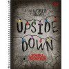 CADERNO 1 MATERIA CAPA DURA 80 FOLHAS STRANGER THINGS - REF. 29413 - PACOTE COM 4 UNIDADES