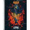 CADERNO 10 MATERIAS CAPA DURA 160 FOLHAS STRANGER THINGS - REF. 29412 - PACOTE COM 4 UNIDADES